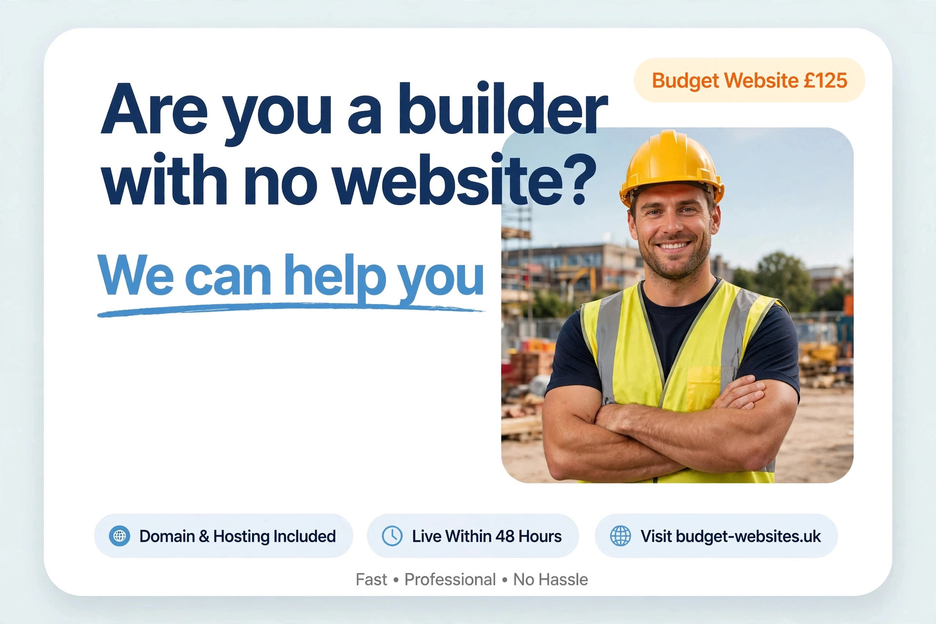 Builder poster light modern