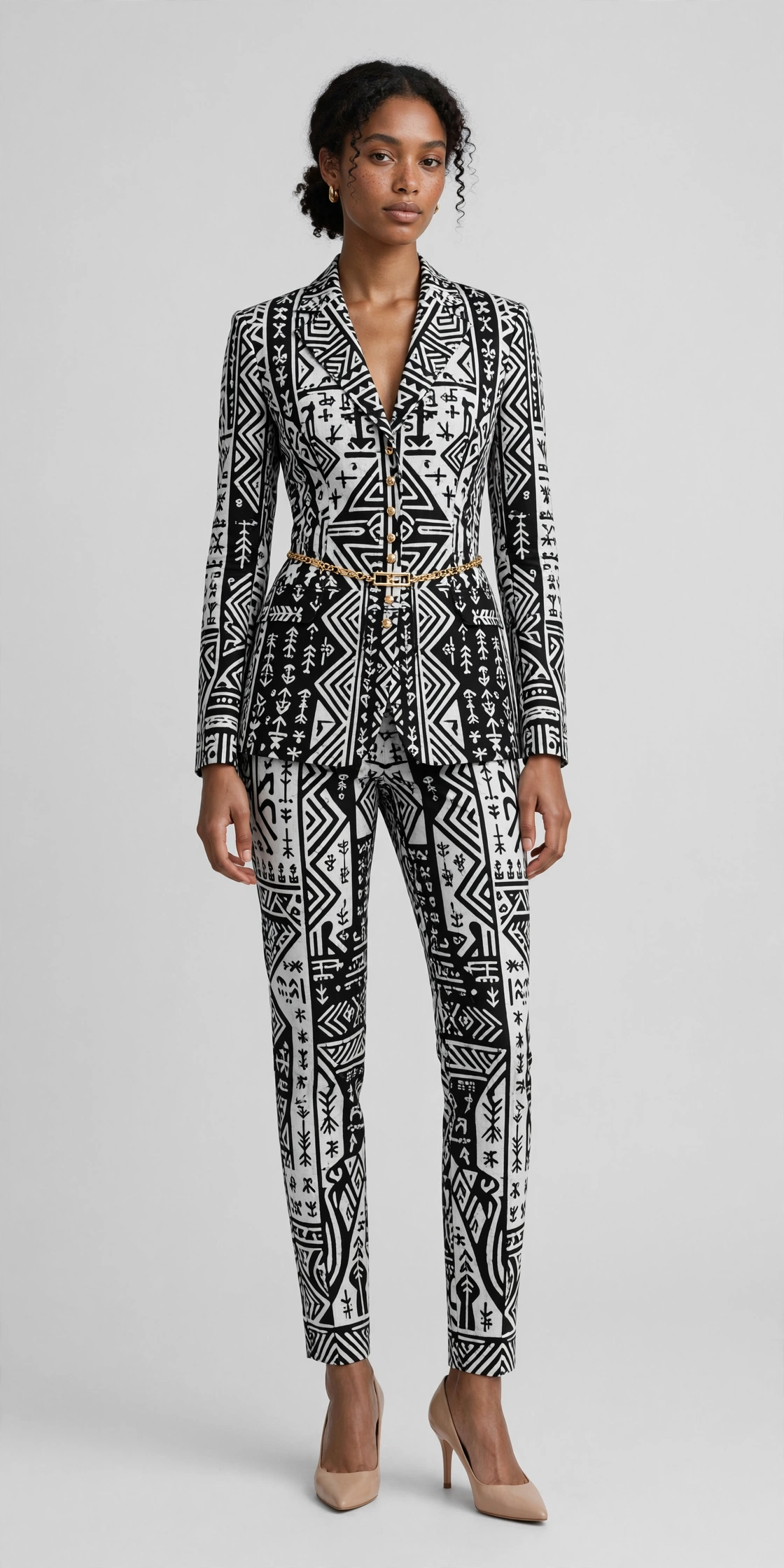Navy & Gold Evening Suit